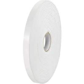 1" x 36 yds. (1/16" White) (2 Pack) Tape Logic® Removable Double Sided Foam Tape