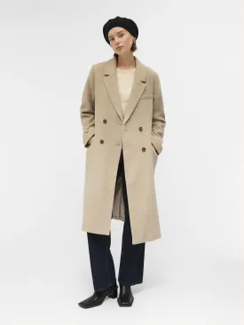 ADA LONG COAT (HUMUS/MELANGE)