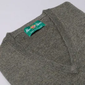 Alan Paine Cashmere V-Neck Sweater - Rosemary