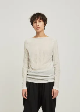 Art Steel Ribbed Crew Neck Sweater