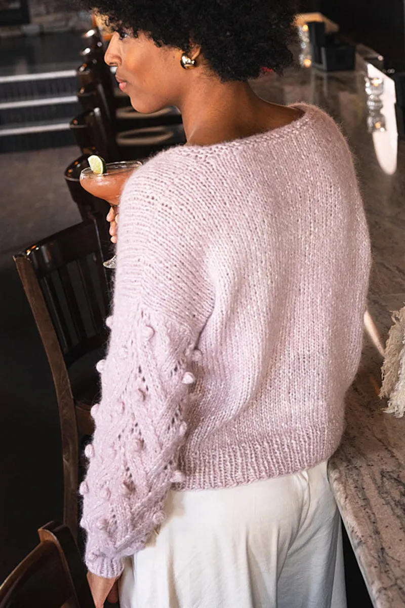 Berroco Gimlet Patterns - Kunzite Sweater - PDF Download