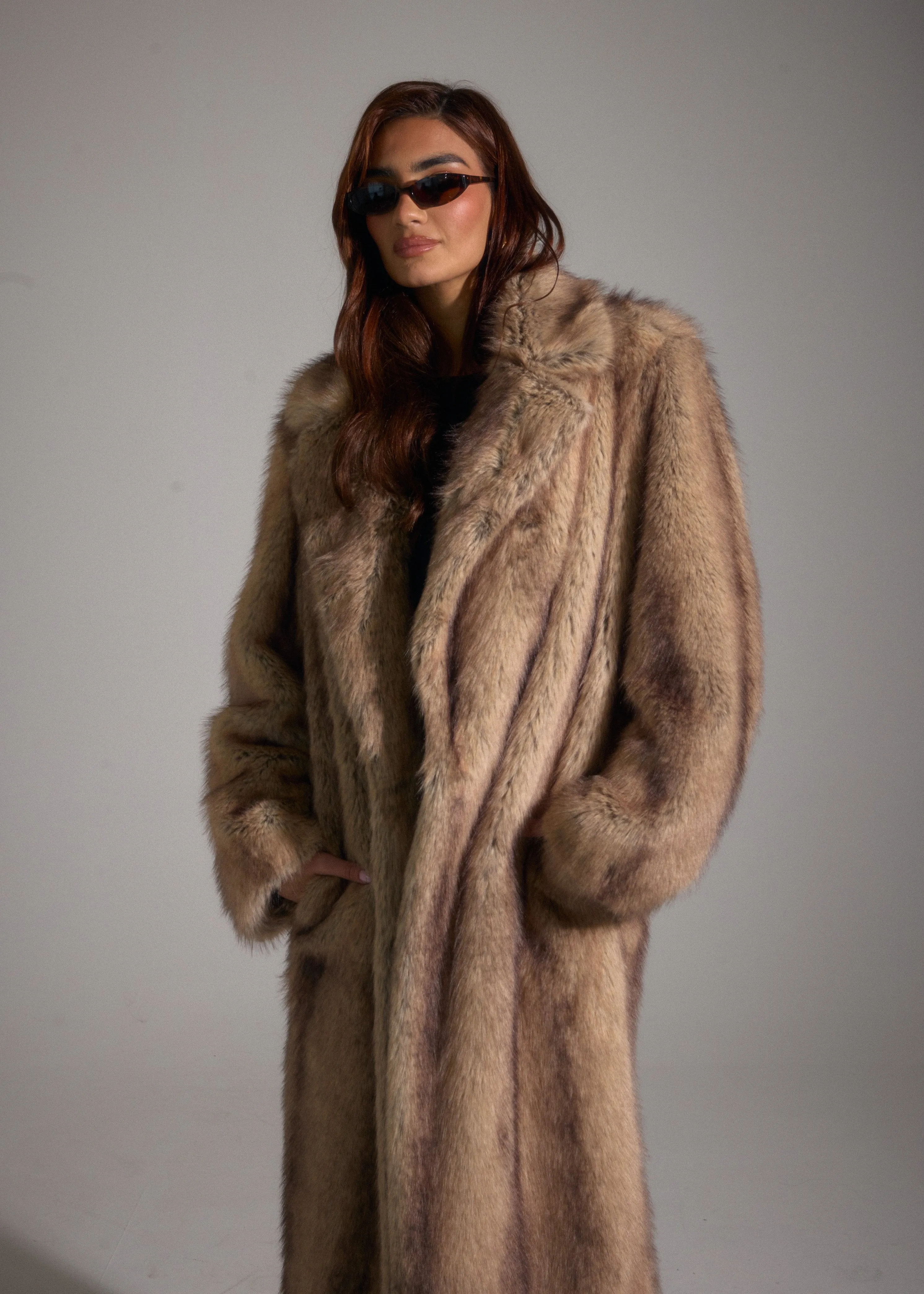 CARRIE FAUX FUR COAT