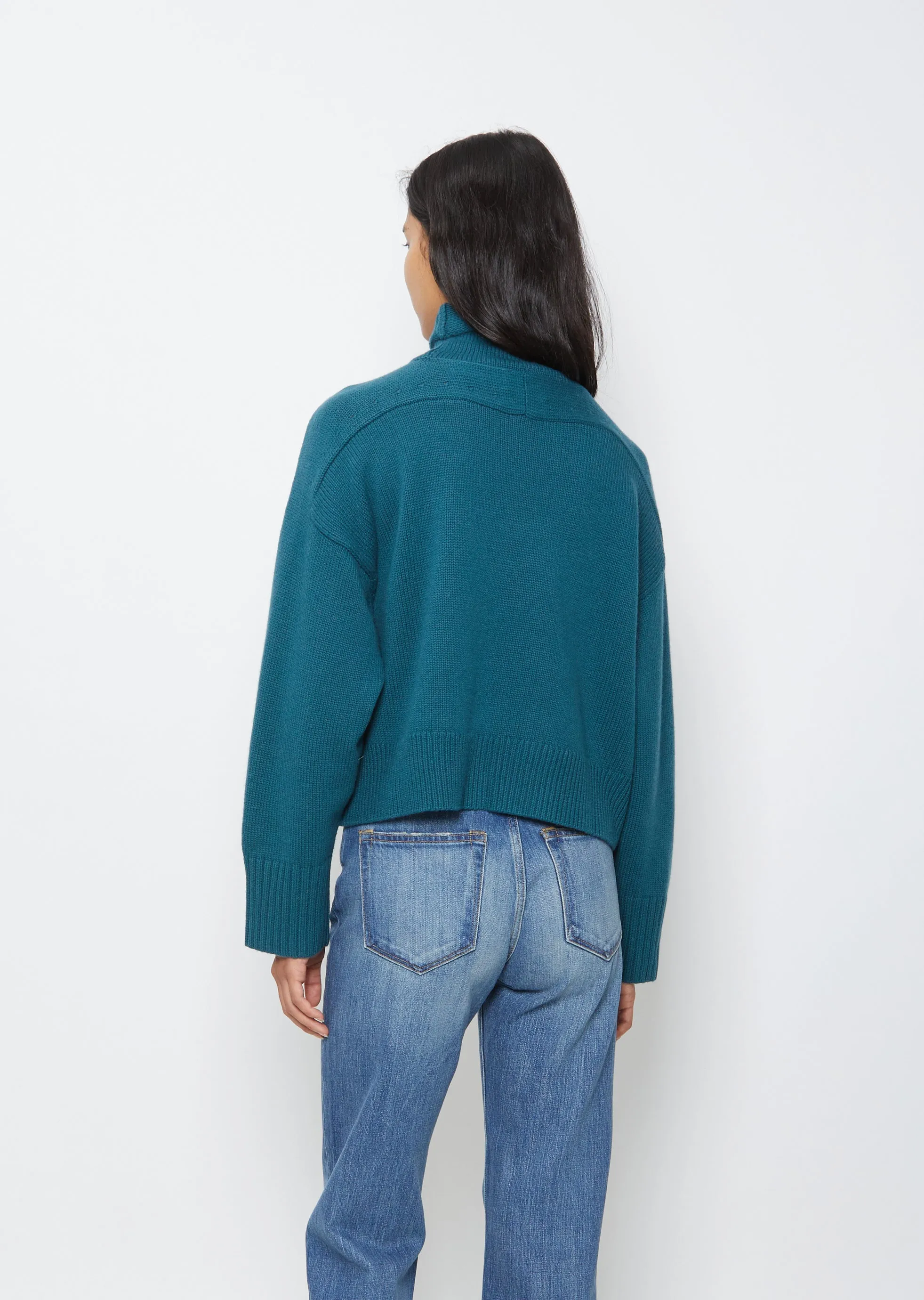 Collar Sweater — Deep Water