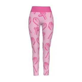 Dead Pink High Waist Leggings