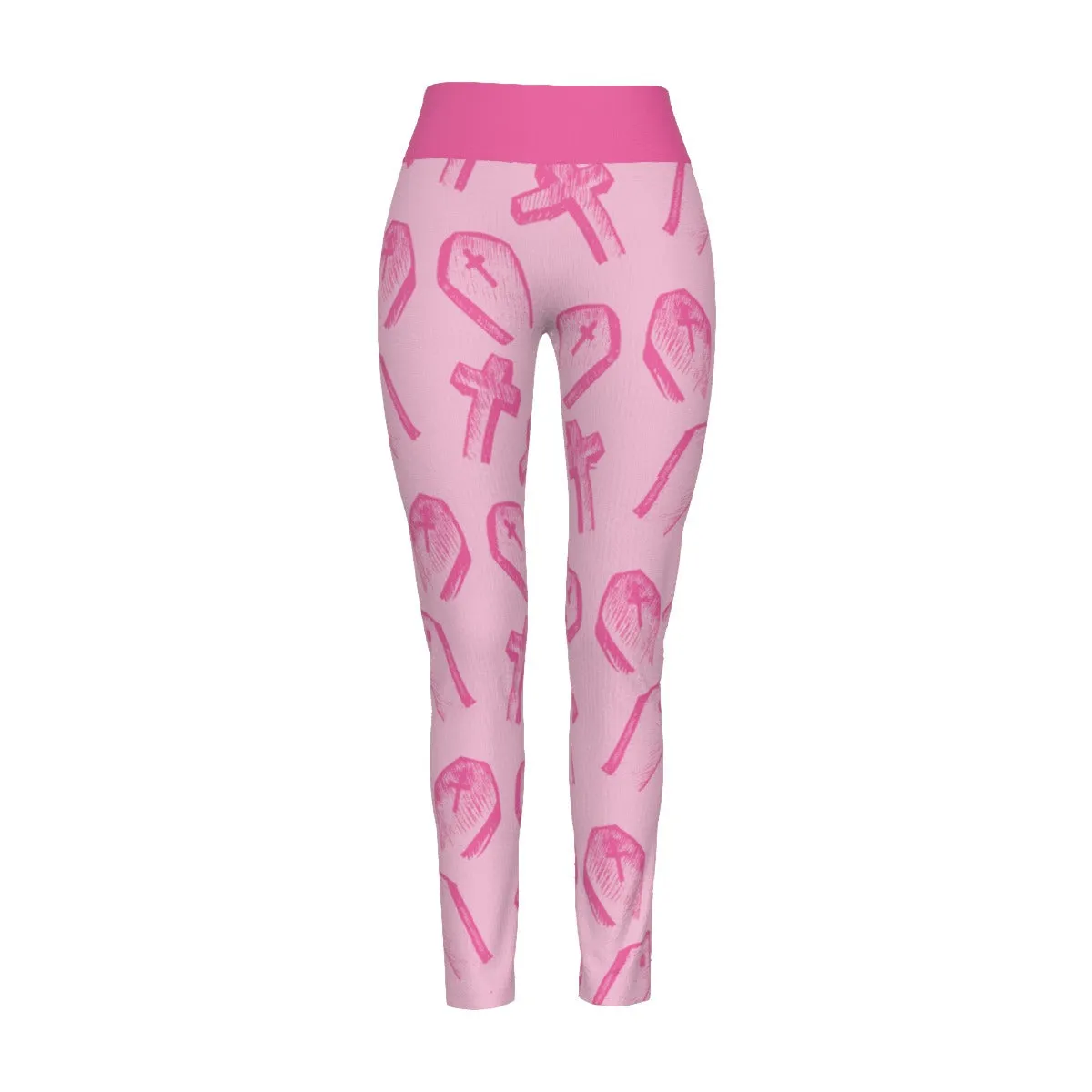 Dead Pink High Waist Leggings