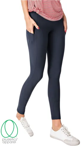 Deep Pockets Leggings - Nocturnal Blue