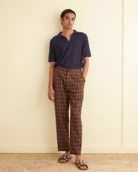 Dunham Plaid Trousers