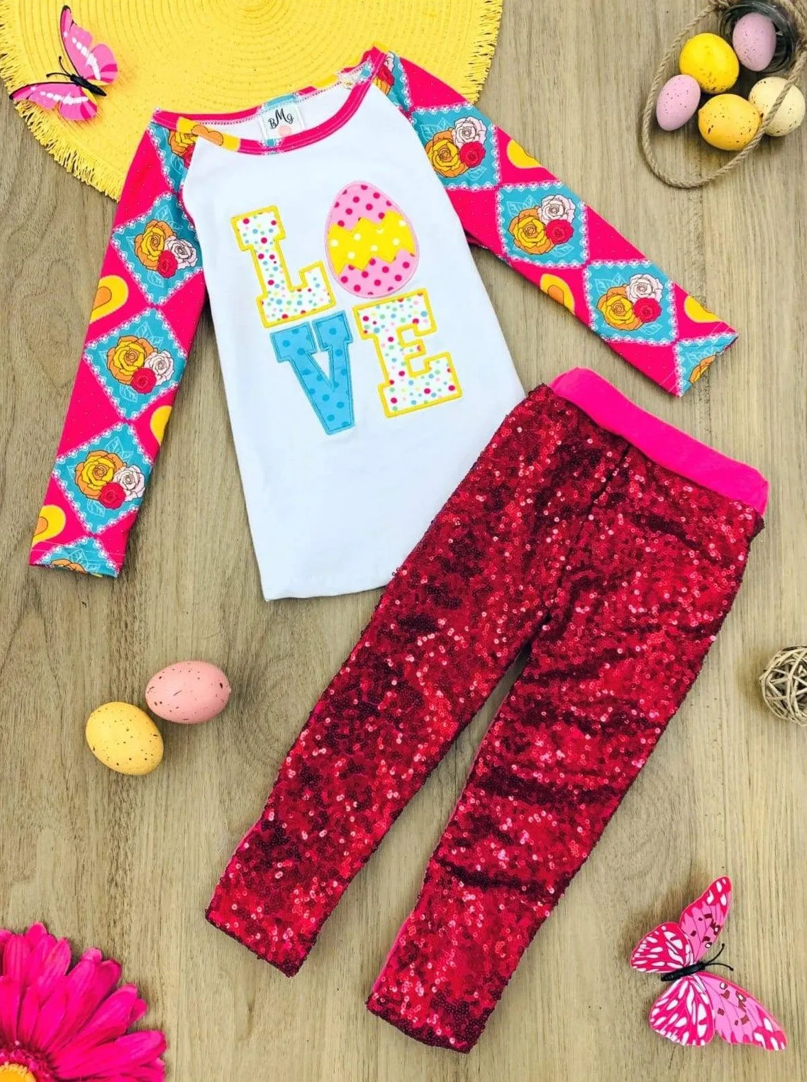 Easter Egg Magic Sparkle Legging Set