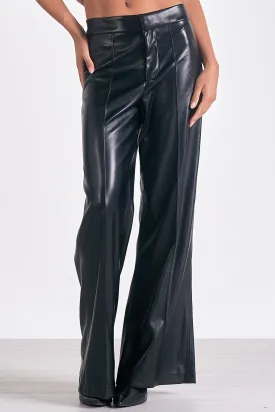 Elan - 9 High Waist Pants - Black