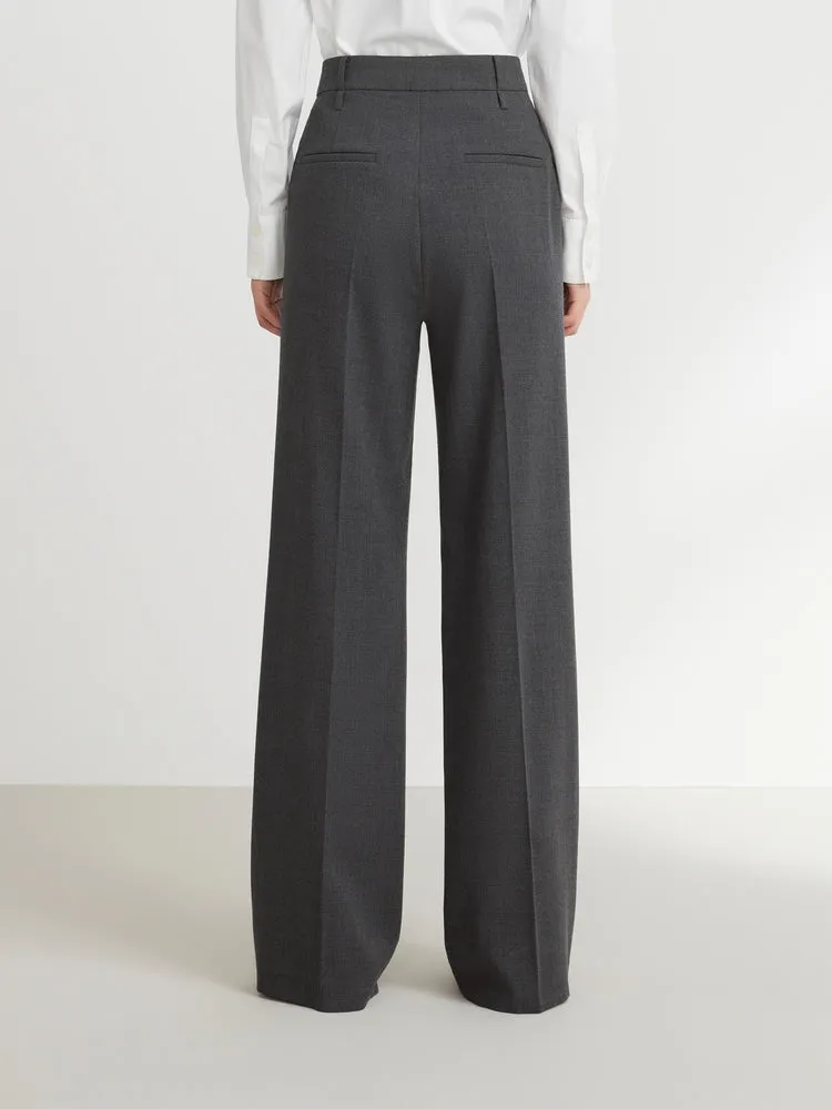 EP YAYING Wool Wide-Leg Pants