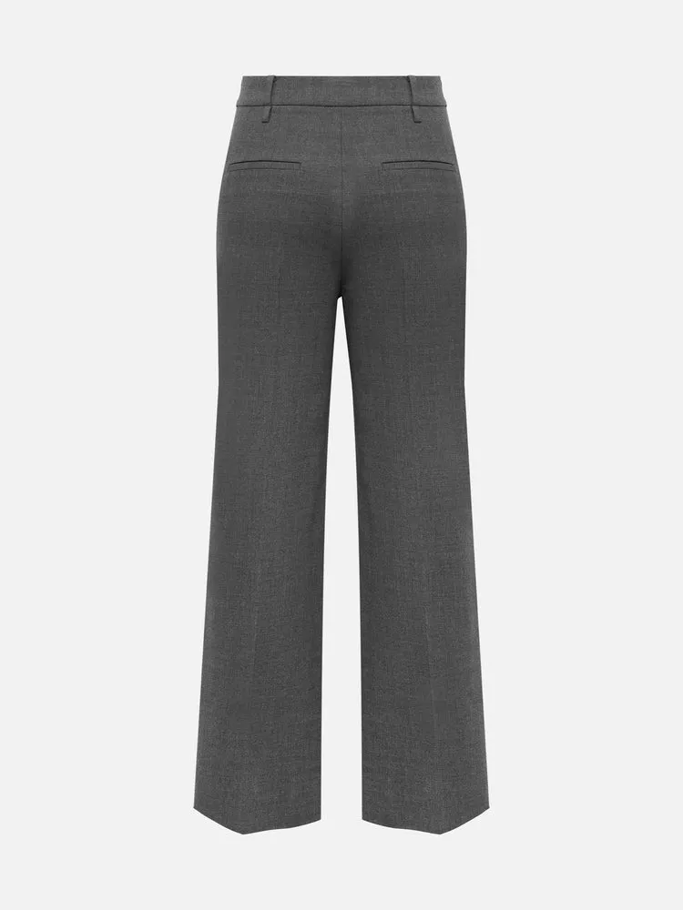 EP YAYING Wool Wide-Leg Pants