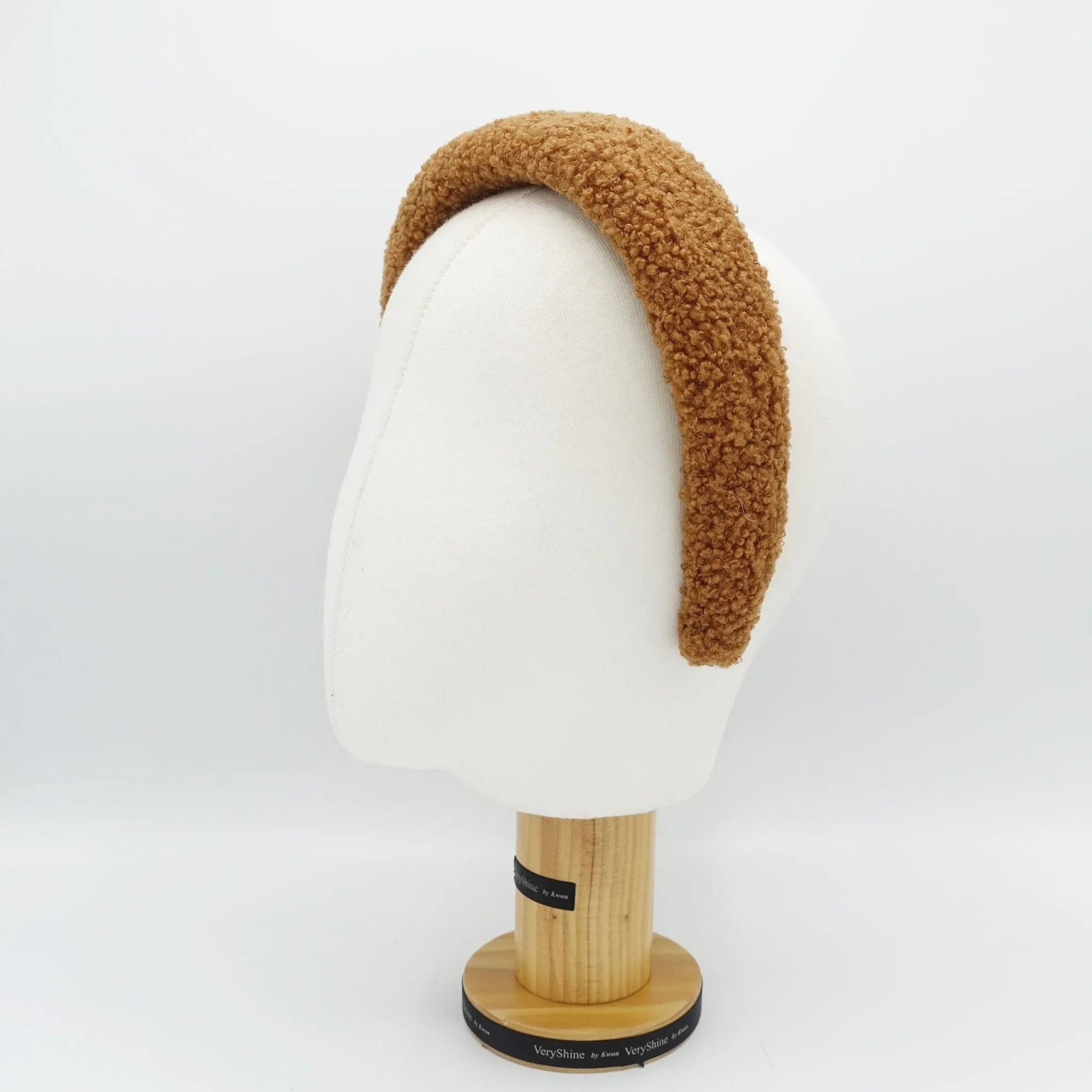 fabric lamb fur headband padded hairband