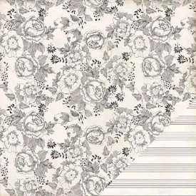 Floral Vintage Double-Sided Cardstock 12in x 12in