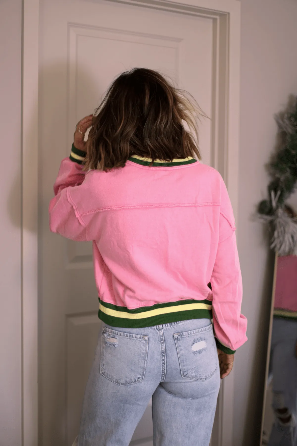 Free People Pink Rio Sweatshirt