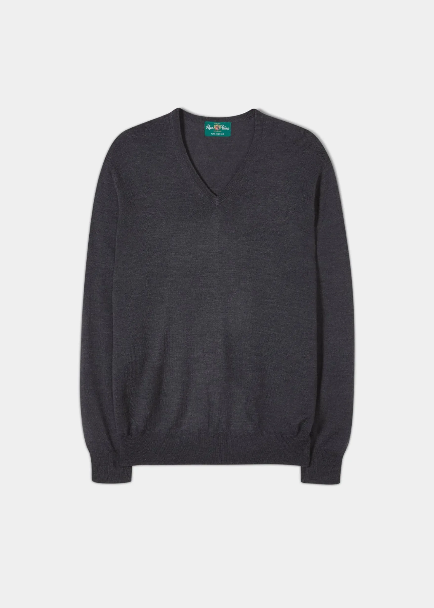 Haddington Solid Cashmere Vee