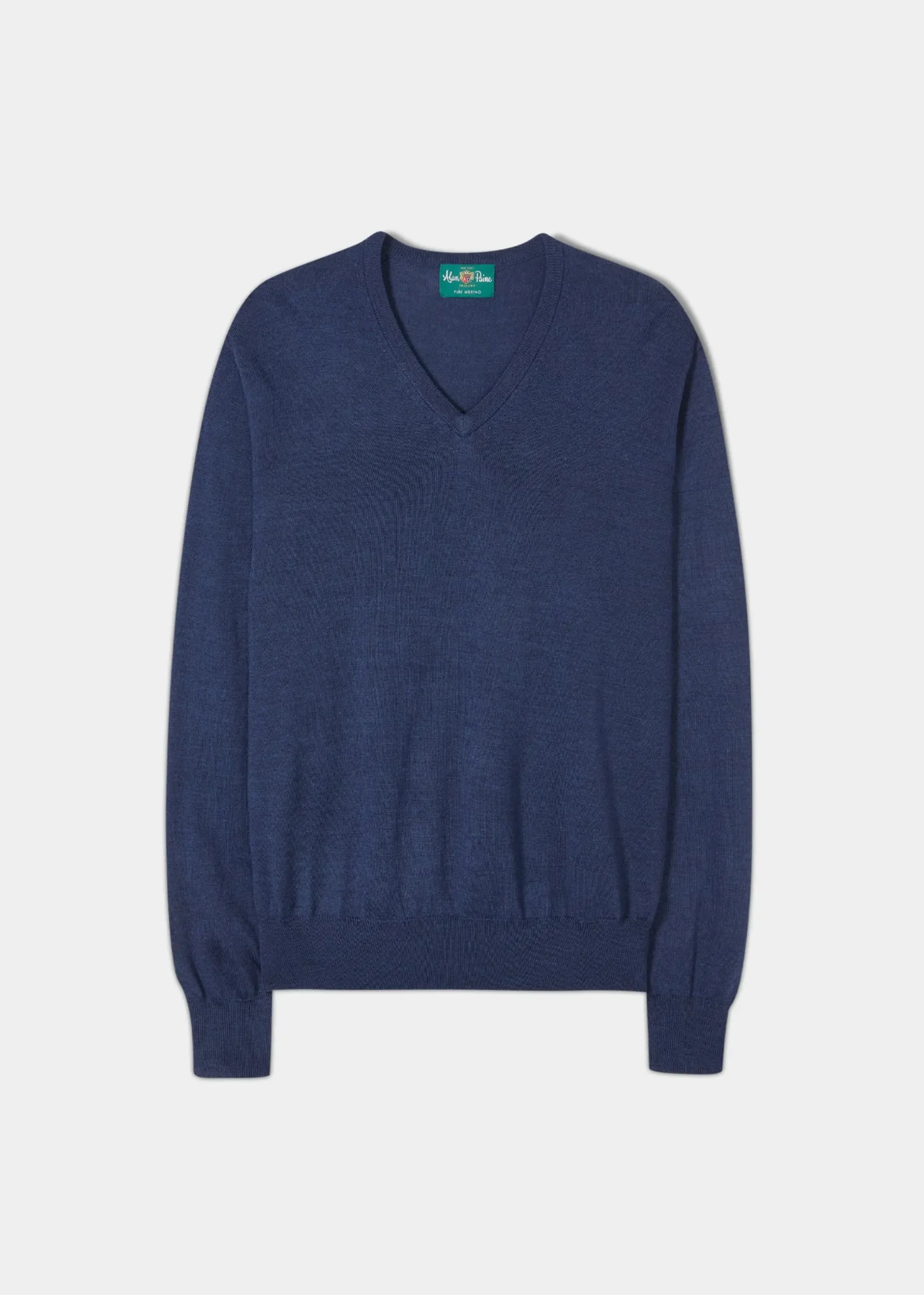 Haddington Solid Cashmere Vee