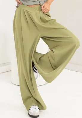 High Waist Wide-Leg Pants