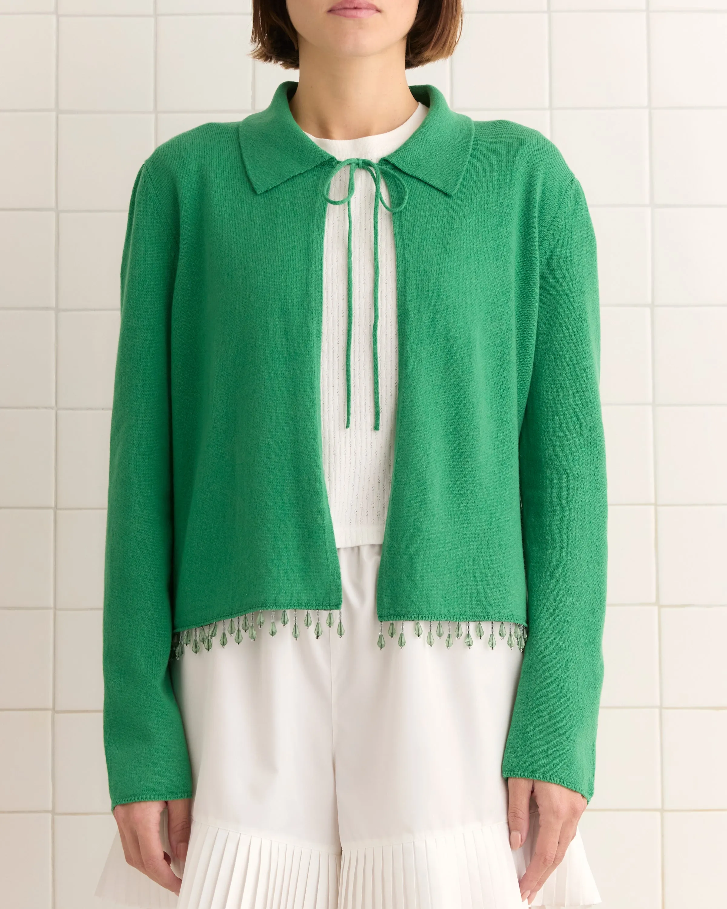 Lodge Cardigan - Green