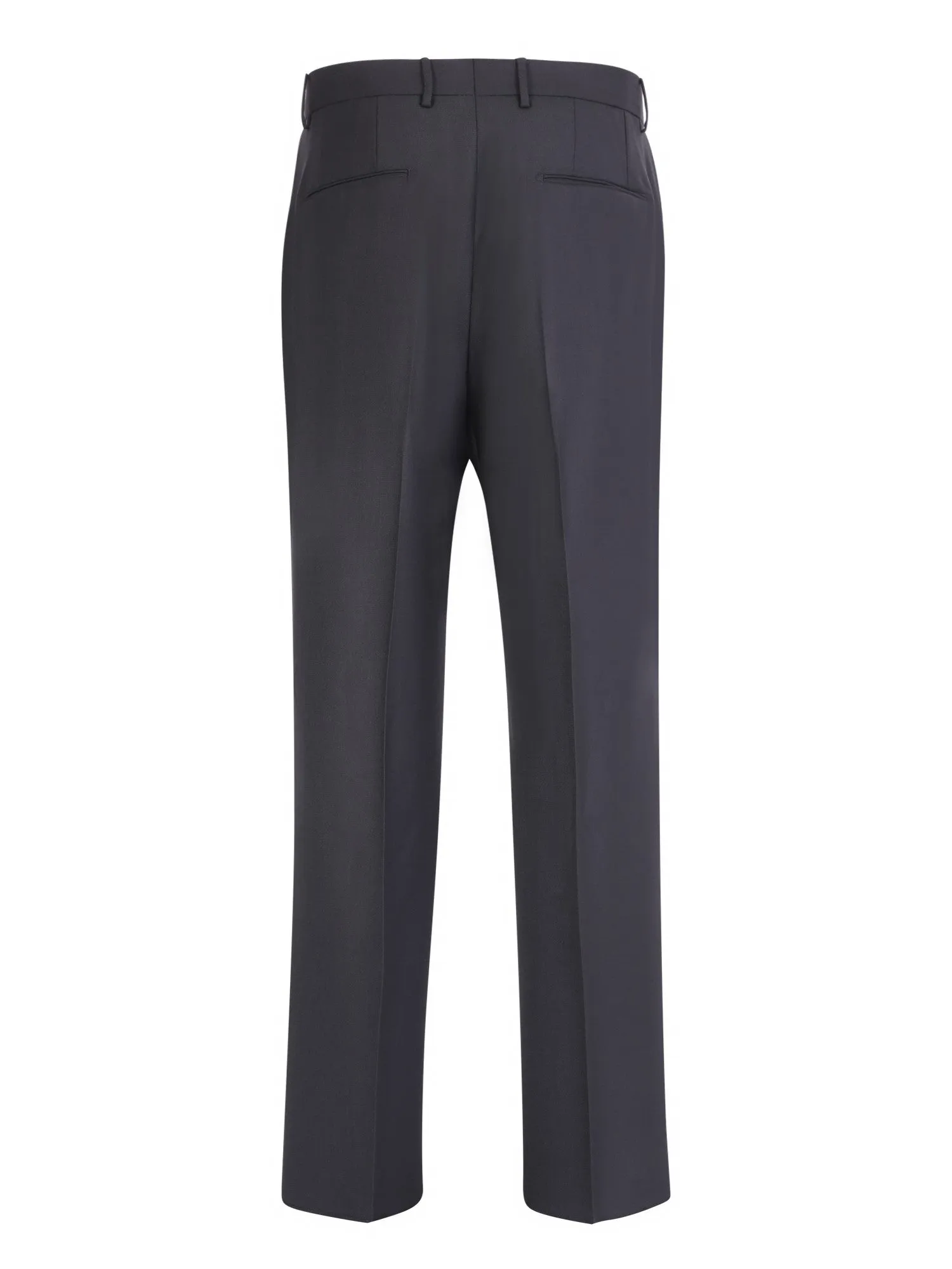 Logo-plaque tailored trousers