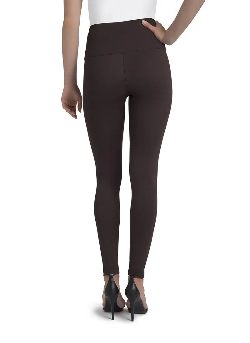 Lysse | Premium Center Seam Ponte Ankle Length Leggings ESPRESSO