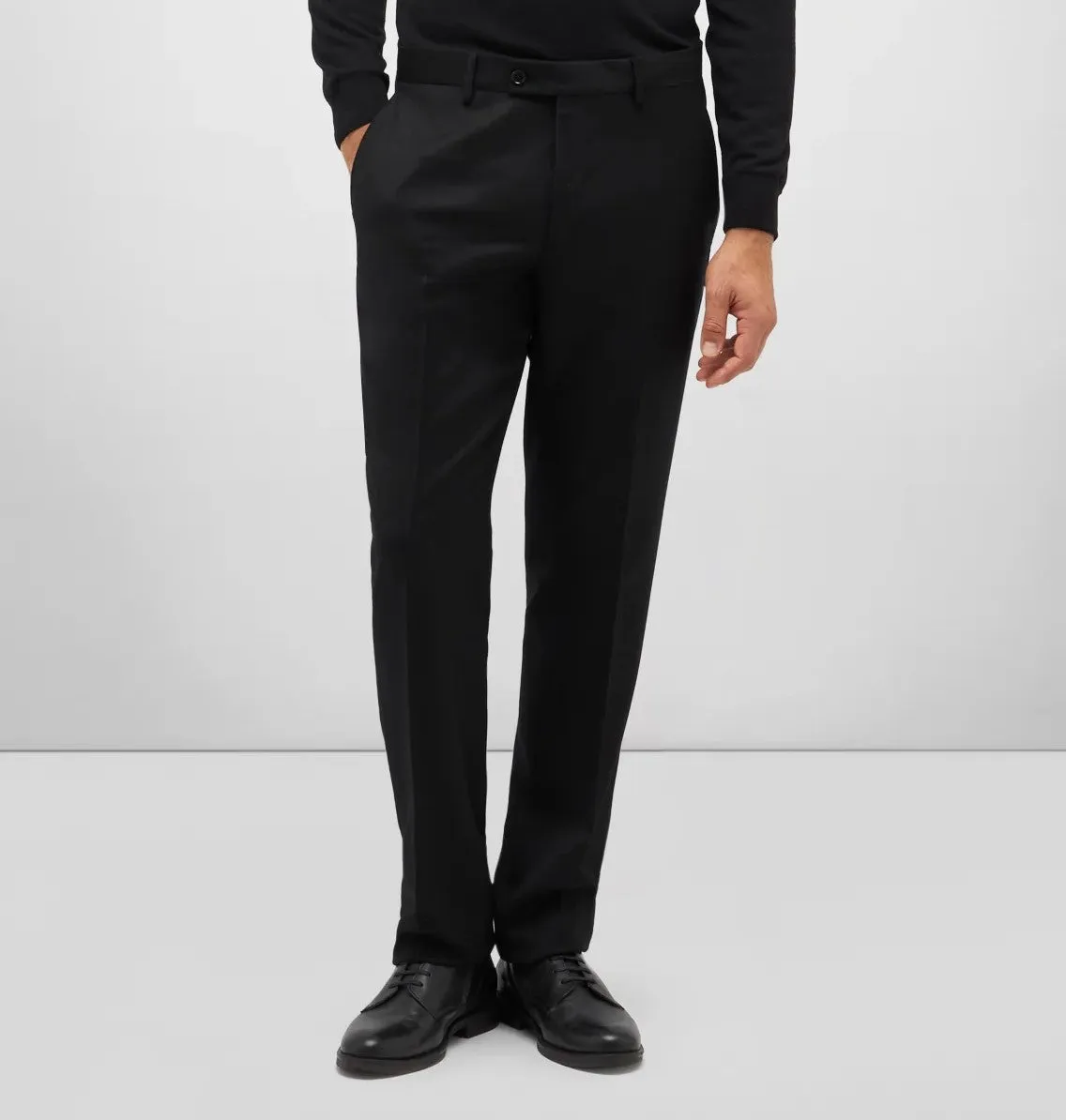 Maurizio Baldassari Flannel Wool Pants