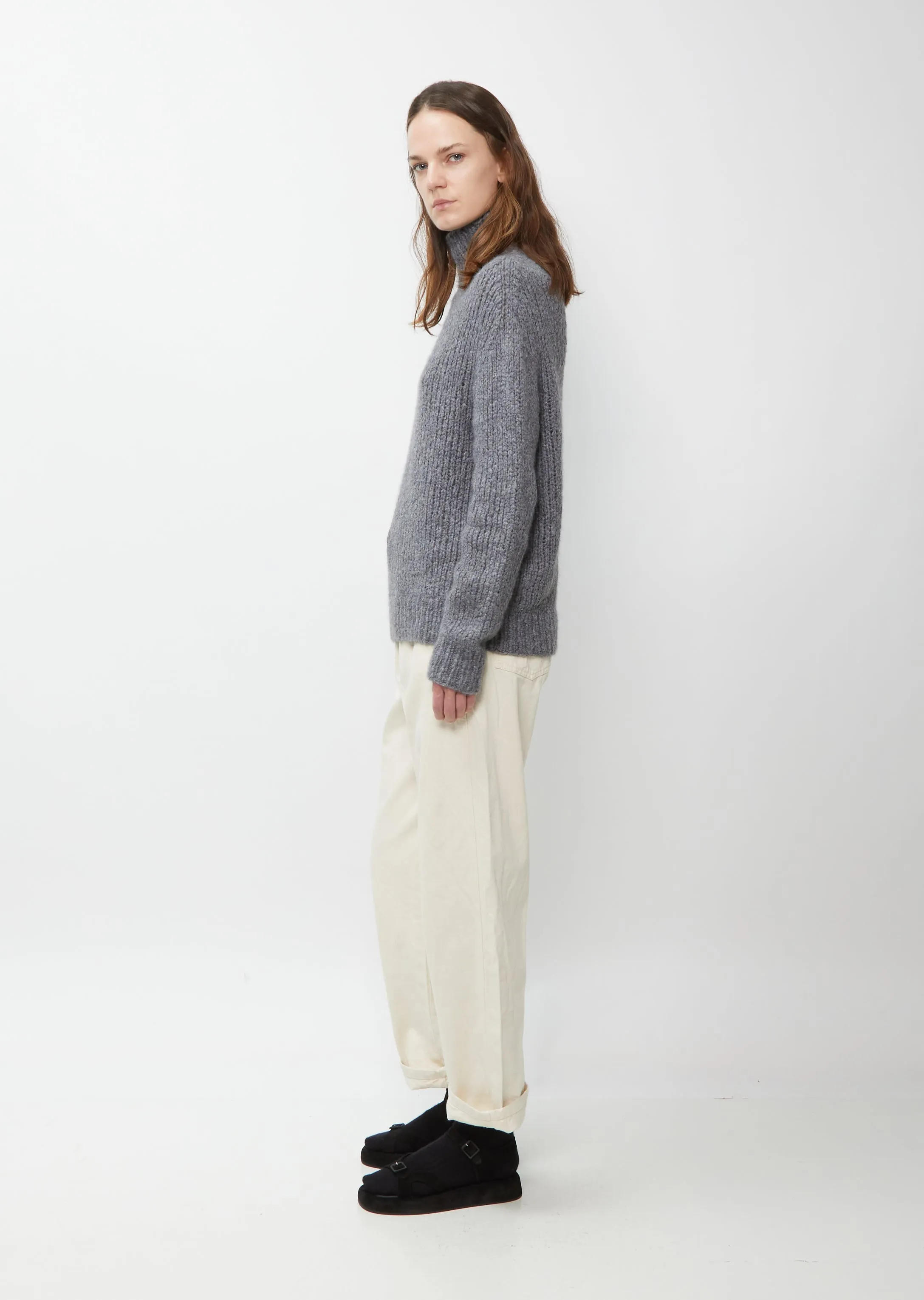 Mona Cashmere / Silk Turtleneck