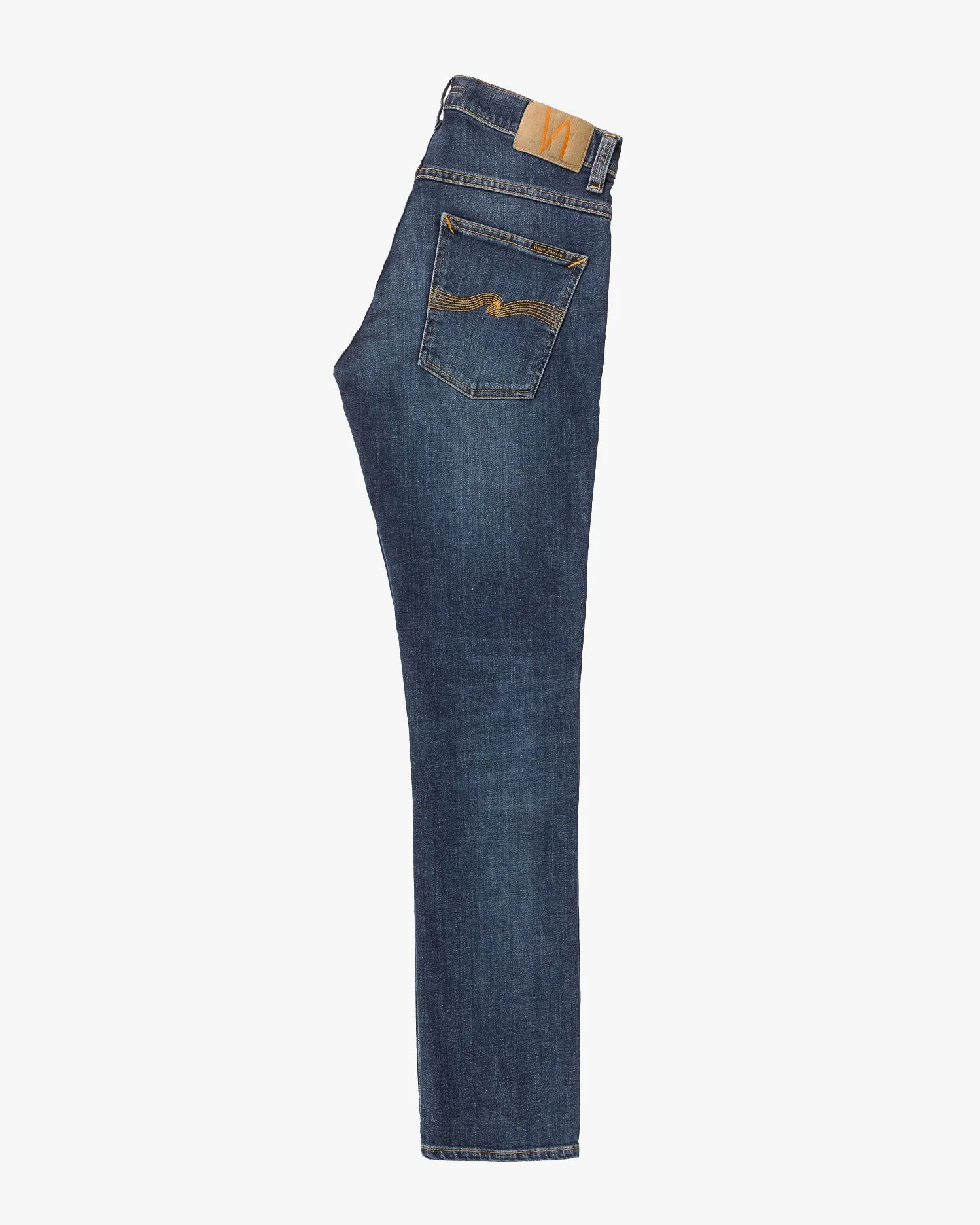 Nudie Grim Tim Slim Straight Mens Jeans - Indigo Myth