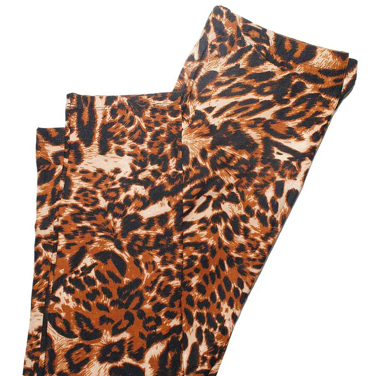 Roar in Style: Trendy Plus Size Leopard Print Leggings - Buy Now!