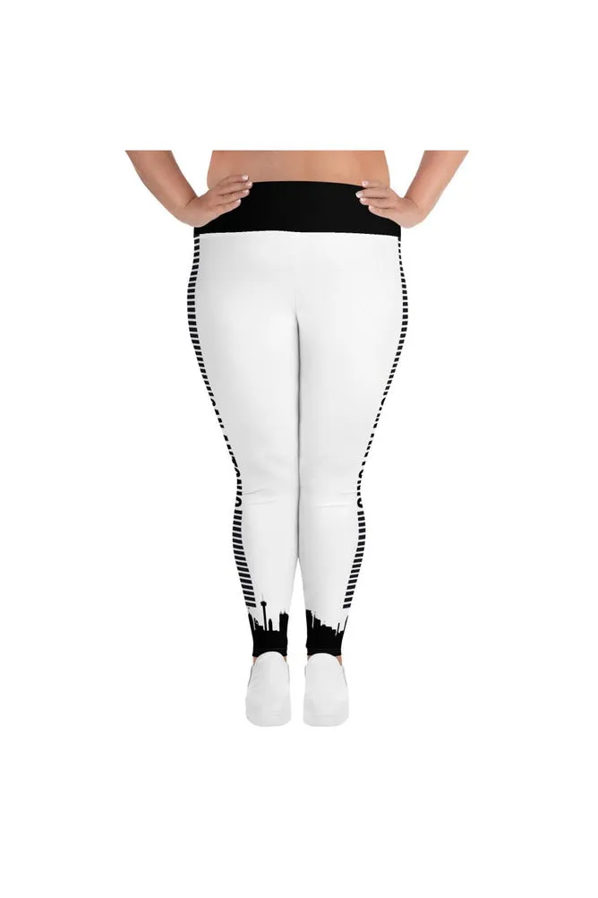 San Antonio Skyline All-Over Print Plus Size Leggings