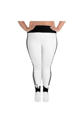 San Antonio Skyline All-Over Print Plus Size Leggings