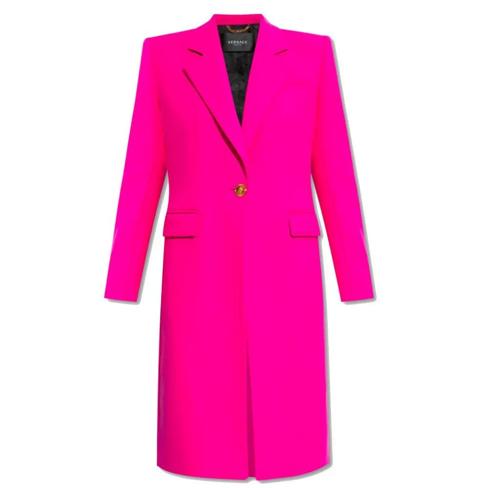 Versace Fuchsia Viscose Jackets & Coat